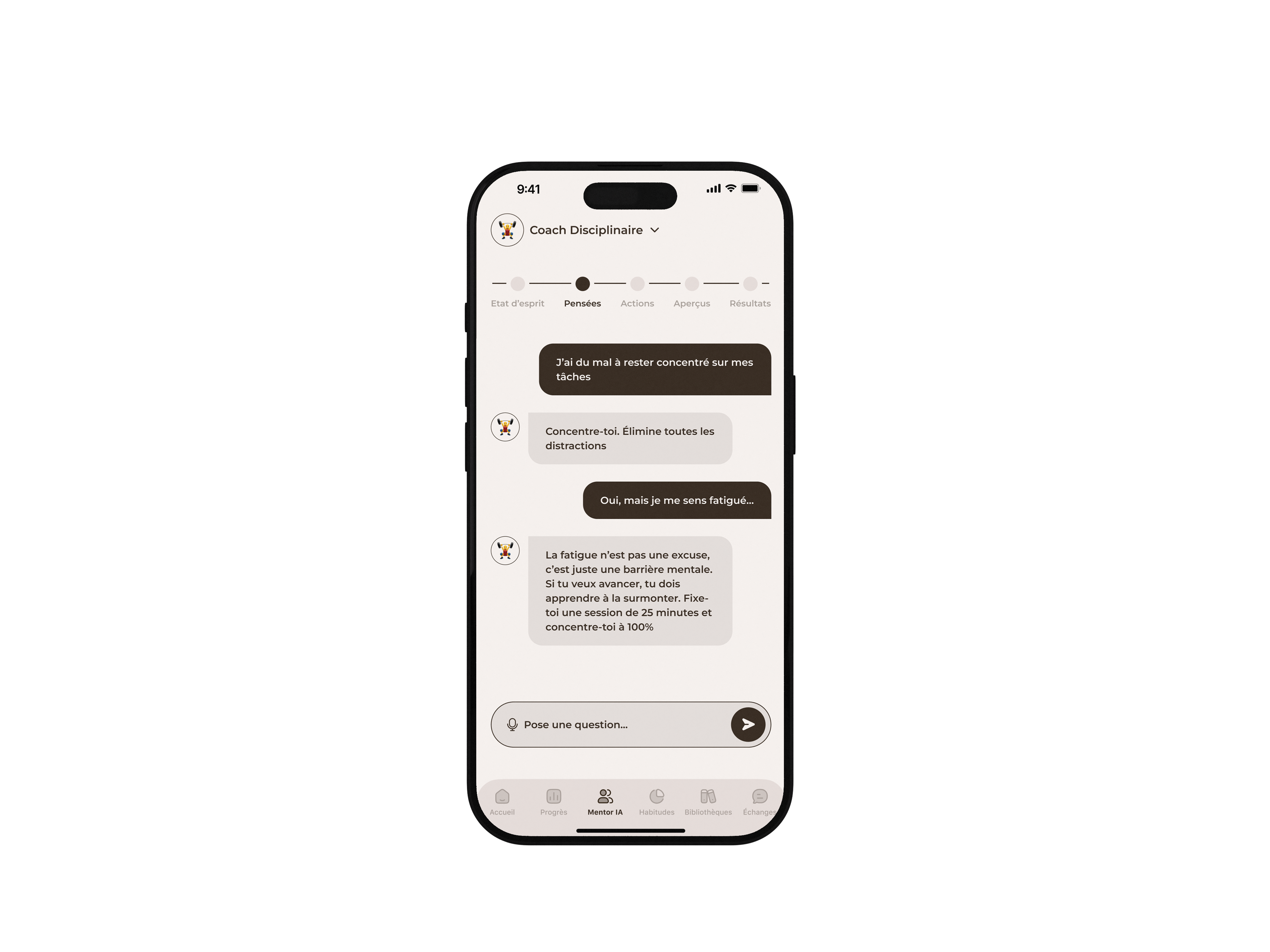 Mentor IA Interface